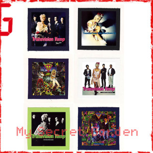 Transvision Vamp - Pop Art , I Want Your Love Album Cloth Patch or Magnet Set 